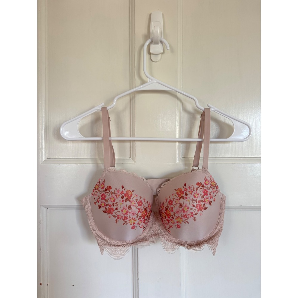Victoria's Secret floral lined Demi bra size 38C